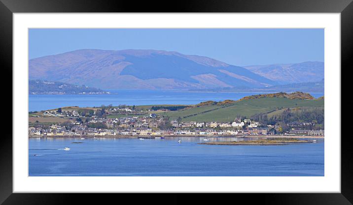 Millport, "doon the watter" Framed Mounted Print by Allan Durward Photography
