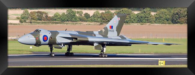 Vulcan bomber XH558 Framed Print by Allan Durward Photography