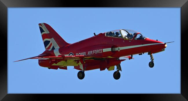 Red Arrows Hawk T1A Framed Print by Allan Durward Photography