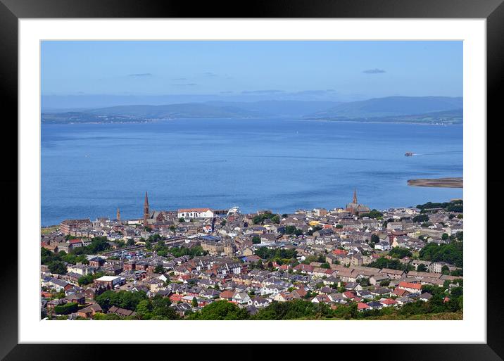 "Doon the watter" tae Largs Framed Mounted Print by Allan Durward Photography