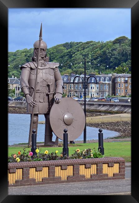 Magnus the Viking Largs Framed Print by Allan Durward Photography