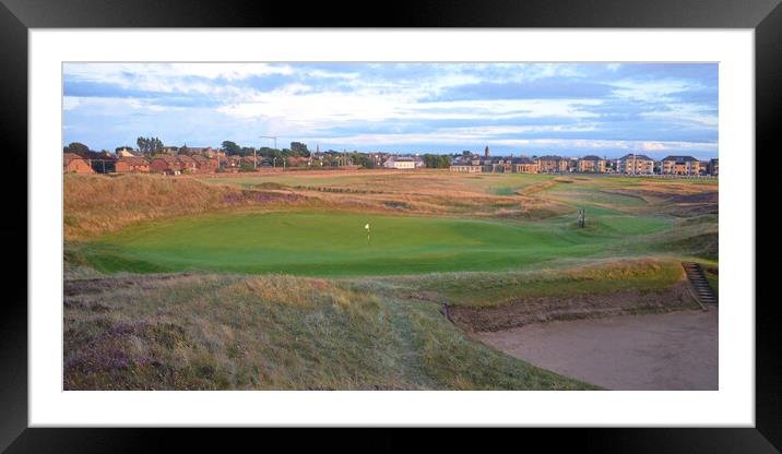 Old Prestwick 17th hole Framed Mounted Print by Allan Durward Photography