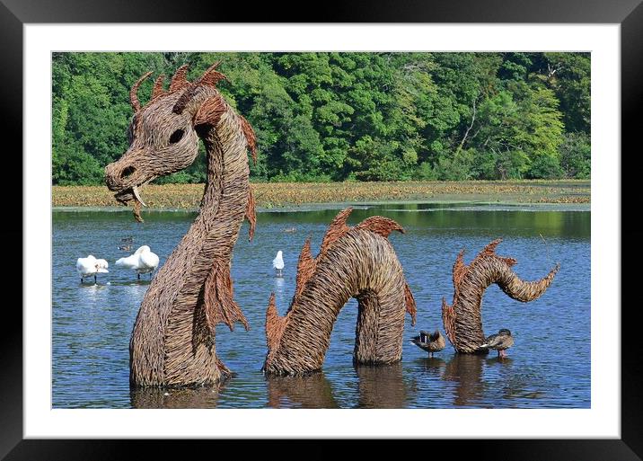 Sea monster at Culzean Framed Mounted Print by Allan Durward Photography