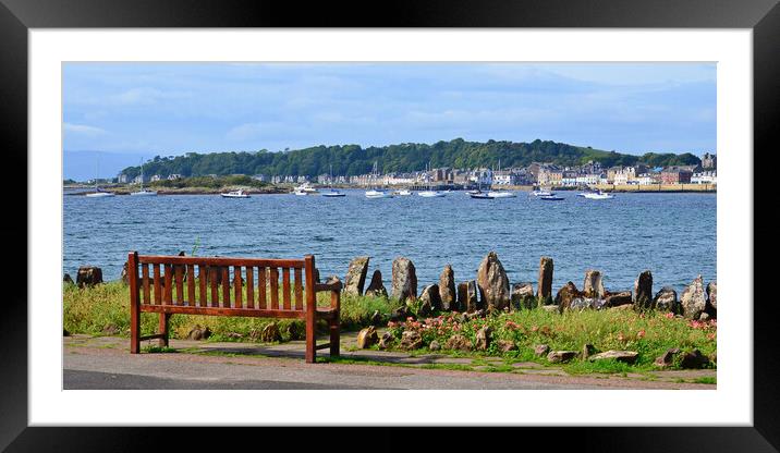 Millport on the Firth of Clyde Framed Mounted Print by Allan Durward Photography
