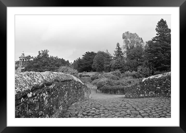 Brig o Doon and Burns monument Framed Mounted Print by Allan Durward Photography