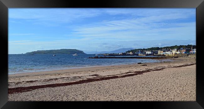 Millport-doon the shore Framed Print by Allan Durward Photography