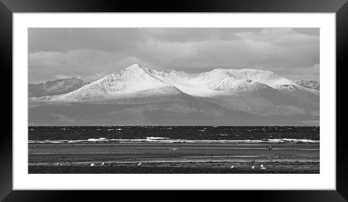 Snow in May 2021-Arran Framed Mounted Print by Allan Durward Photography