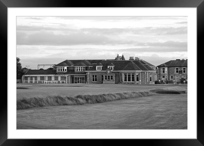 Old Prestwick Golf clubhouse Framed Mounted Print by Allan Durward Photography