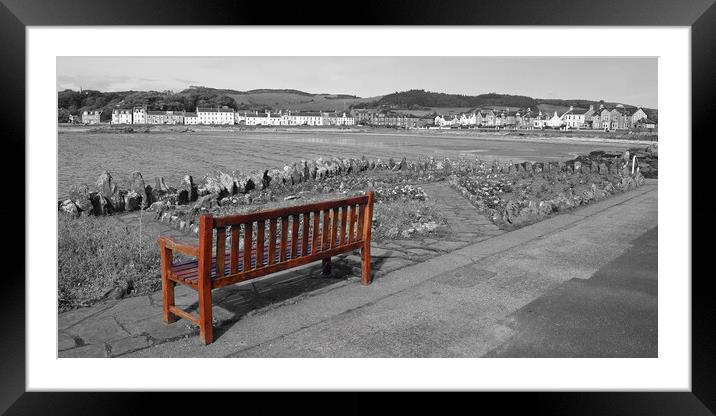 Millport`s Kames Bay Framed Mounted Print by Allan Durward Photography
