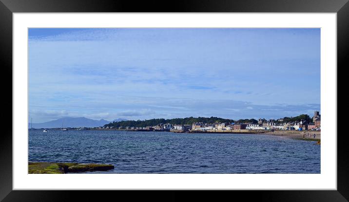Newtown Bay Millport, Great Cumbrae Framed Mounted Print by Allan Durward Photography