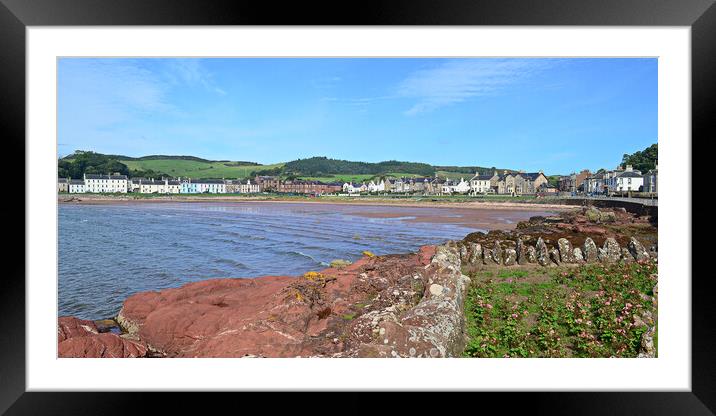 Millport, a view of Kames bay Framed Mounted Print by Allan Durward Photography