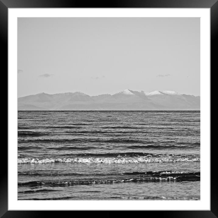 First Arran snow of winter Framed Mounted Print by Allan Durward Photography