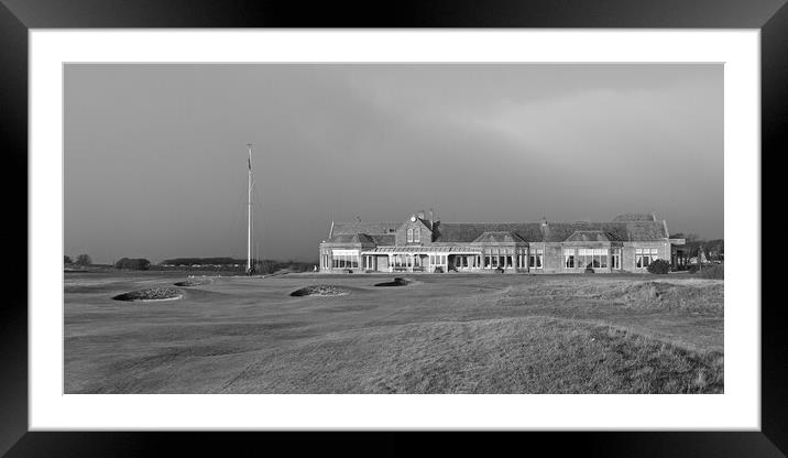 18th hole at Royal Troon Framed Mounted Print by Allan Durward Photography