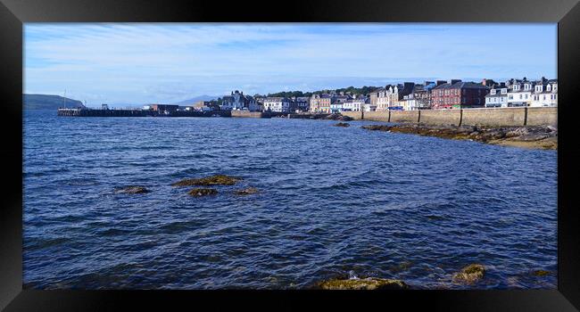 The pier and harbour at Millport Framed Print by Allan Durward Photography