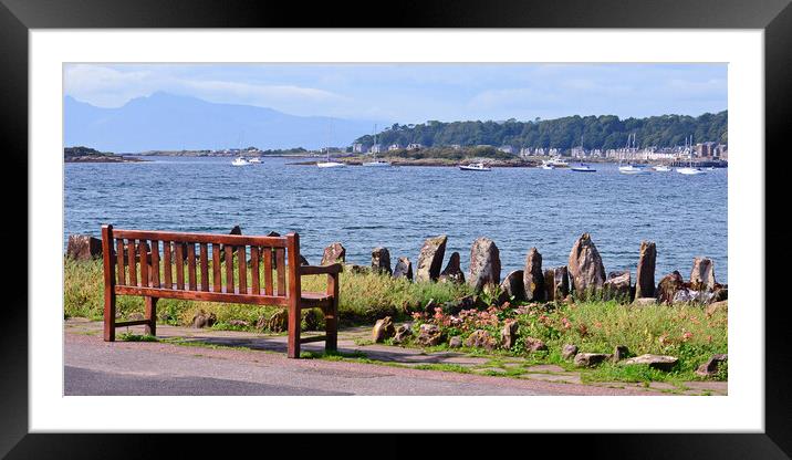 Millport, a Clyde resort Framed Mounted Print by Allan Durward Photography