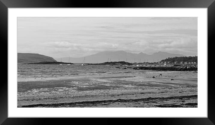 Millport, doon the watter, and Arran Framed Mounted Print by Allan Durward Photography