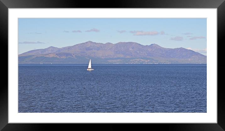 Isle of Arran mountains Framed Mounted Print by Allan Durward Photography