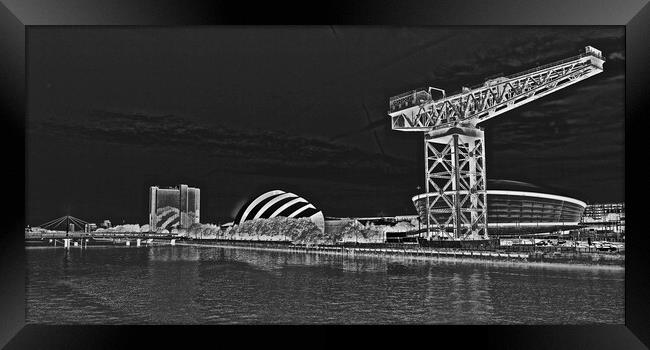 Glasgow Clydeside (abstract) Framed Print by Allan Durward Photography