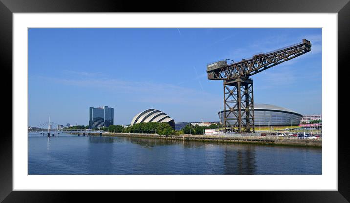 Glasgow, down by the river Framed Mounted Print by Allan Durward Photography