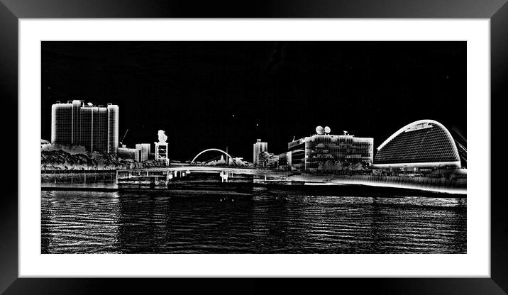 Up the clyde to Glesga toon Framed Mounted Print by Allan Durward Photography