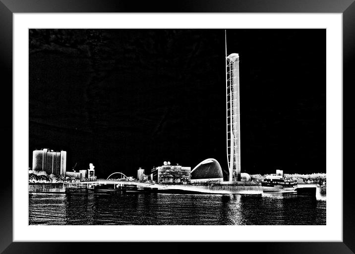 Glasgow Science Centre (abstract) Framed Mounted Print by Allan Durward Photography
