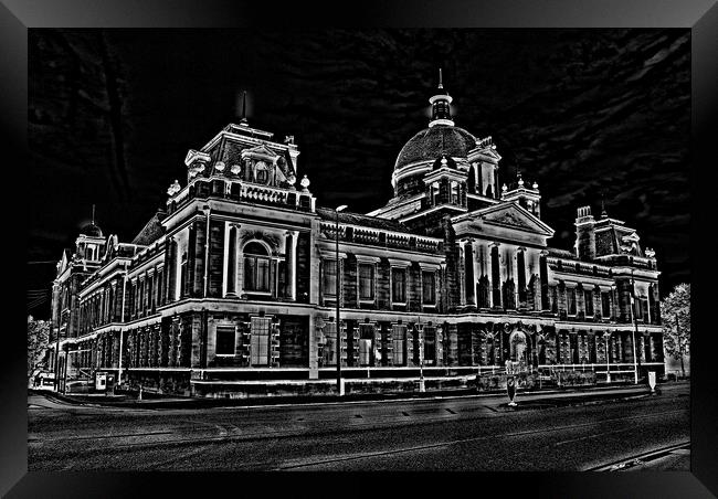 Govan Town Hall, Glasgow Framed Print by Allan Durward Photography