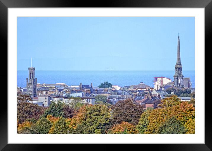 Autumn colours in Ayr Framed Mounted Print by Allan Durward Photography