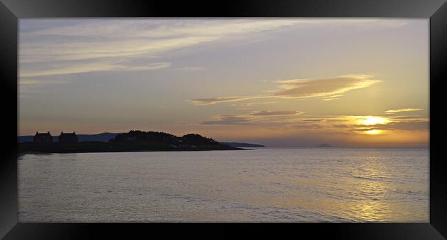 Sunset at Prestwick, South Ayrshire Framed Print by Allan Durward Photography