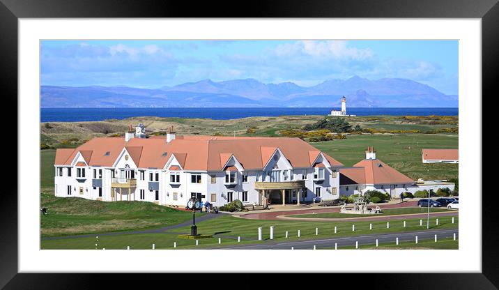 Turnberry Golf Club clubhouse Framed Mounted Print by Allan Durward Photography