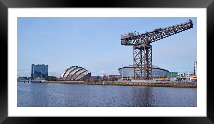 Glasgow Clydeside Framed Mounted Print by Allan Durward Photography