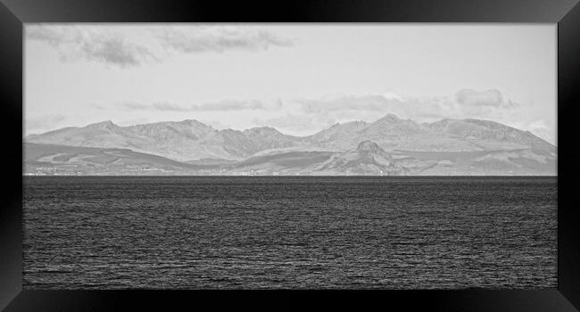 Mountains on Isle of Arran Framed Print by Allan Durward Photography