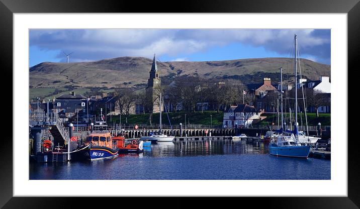Girvan harbour South Ayrshire Framed Mounted Print by Allan Durward Photography