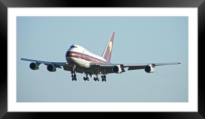 Boeing 747 Special Performance Framed Mounted Print by Allan Durward Photography