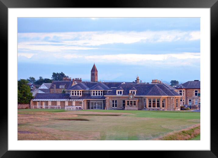 Prestwick GC clubhouse Framed Mounted Print by Allan Durward Photography