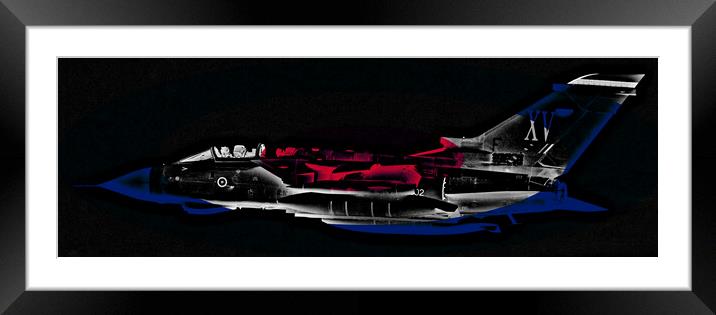 Royal Air Force Tornado GR4 (Abstract)  Framed Mounted Print by Allan Durward Photography