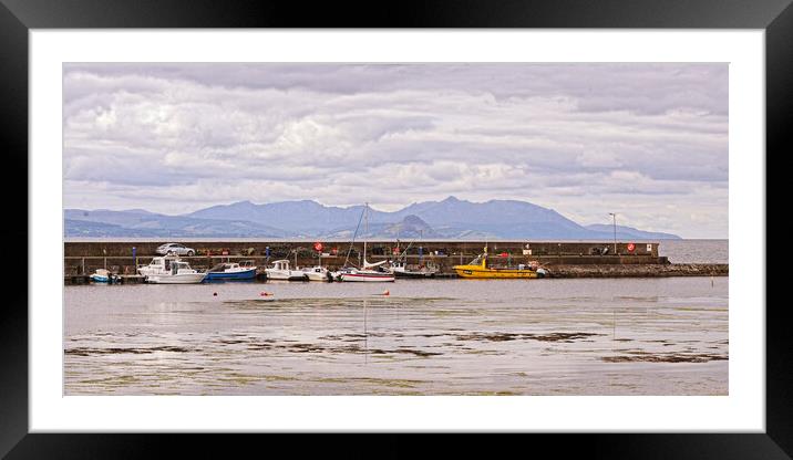 A Scottish seascape, Maidens, South Ayrshire Framed Mounted Print by Allan Durward Photography