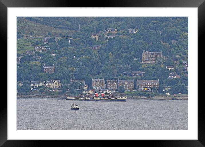 PS Waverley at Kilcreggan, Argyll Framed Mounted Print by Allan Durward Photography