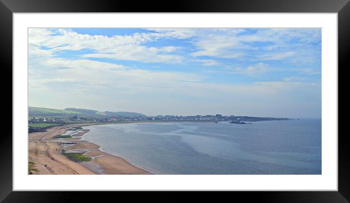 Maidens beach, South Ayrshire Framed Mounted Print by Allan Durward Photography