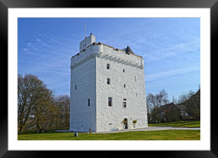 Law Castle, West Kilbride, North Ayrshire Framed Mounted Print by Allan Durward Photography