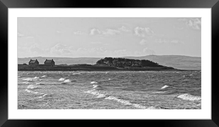 Prestwick shorefront Framed Mounted Print by Allan Durward Photography