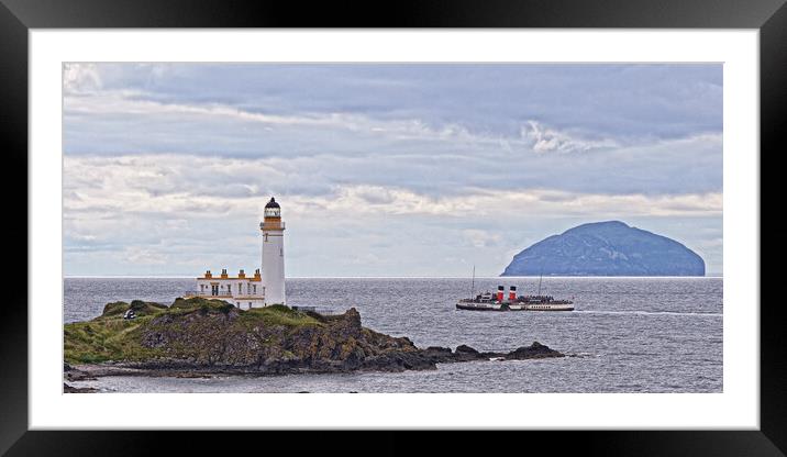 Scottish seascape at Turnberry, South Ayrshire Framed Mounted Print by Allan Durward Photography