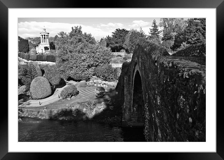 Burns country, Brig o Doon Framed Mounted Print by Allan Durward Photography