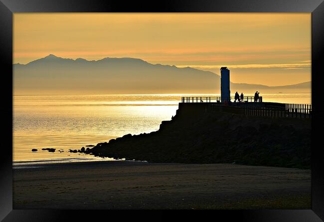 Ayr beach view Framed Print by Allan Durward Photography