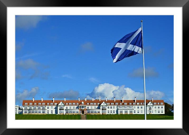 Turnberry Hotel Framed Mounted Print by Allan Durward Photography
