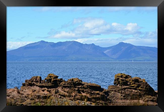 Isle of Arran in rugged beautiful Scotland Framed Print by Allan Durward Photography