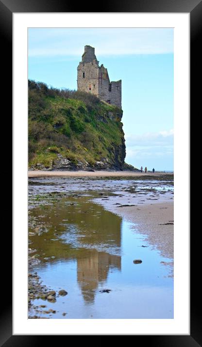 Greenan Castle, Ayr Framed Mounted Print by Allan Durward Photography