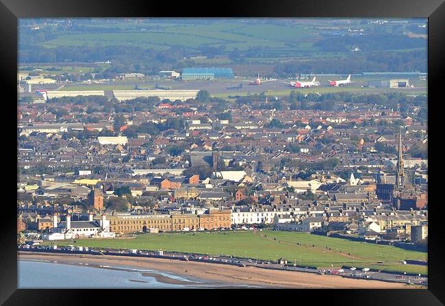 Ayr and beyond   Framed Print by Allan Durward Photography