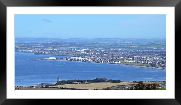 Ayr panoramic Framed Mounted Print by Allan Durward Photography