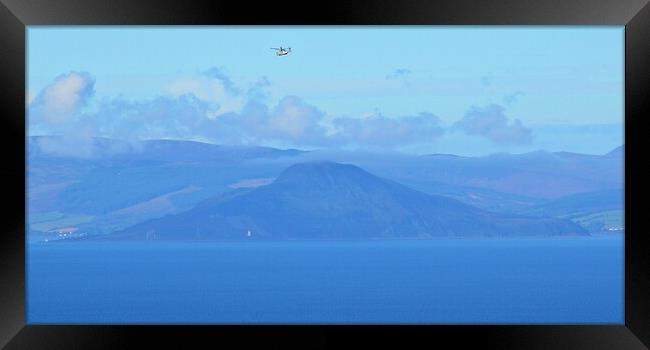 Holy Isle and Arran Framed Print by Allan Durward Photography