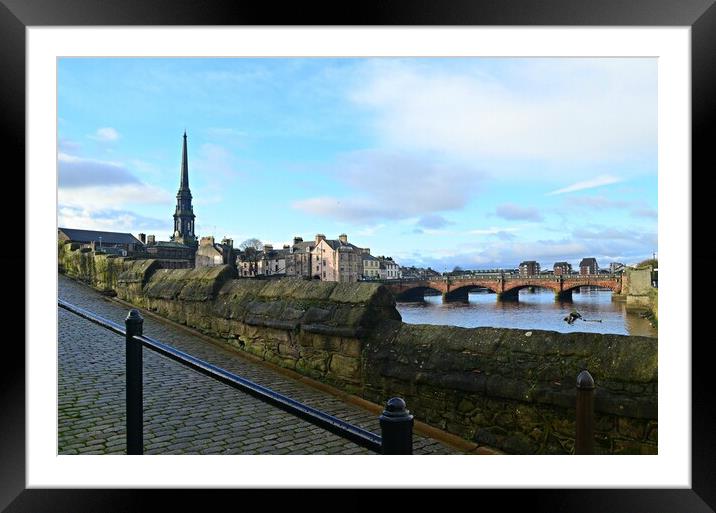 Ayr, a town built on a river Framed Mounted Print by Allan Durward Photography
